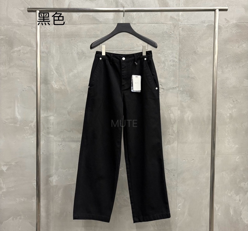 MUTE-P東大門㊣實拍女裝新款時尚休閑25秋冬職業真品休閑褲MUTE休閑褲圖色2