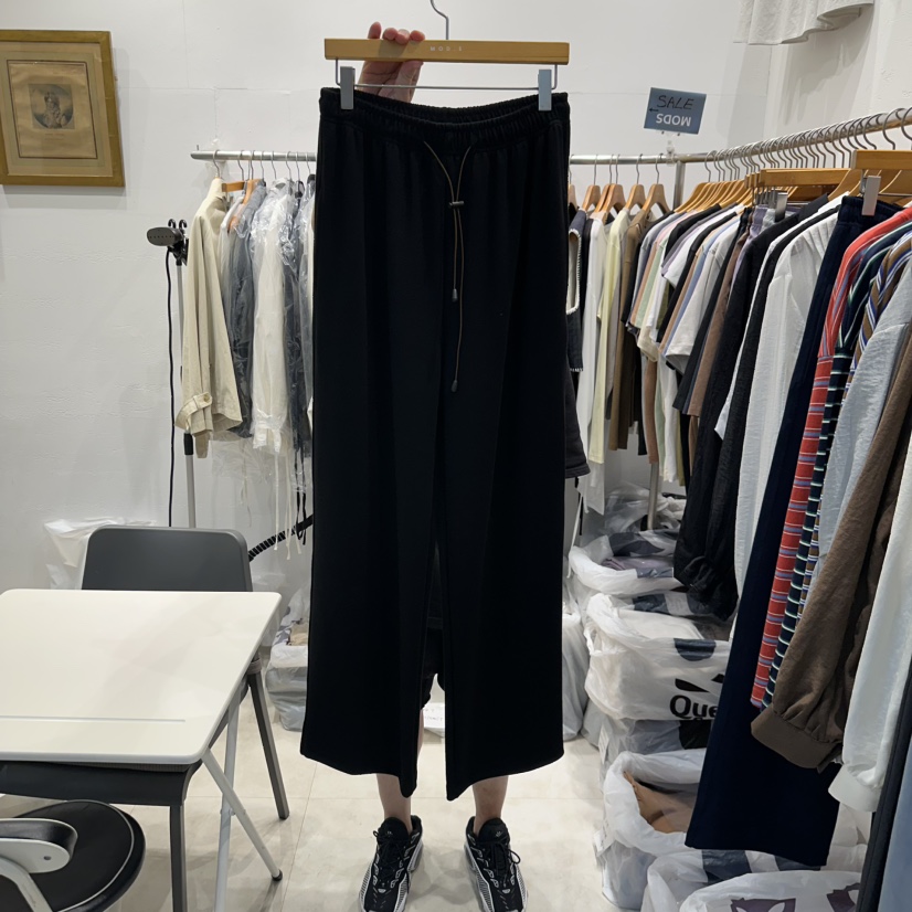MODS-Q東大門㊣實拍女裝新款休閑25秋冬推薦真品熱賣休閑褲MODS-Q休閑褲圖色2黑色