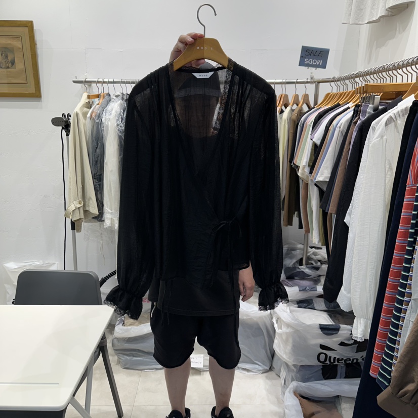 MODS-Q韓國直郵㊣女裝新品熱賣25秋冬真品人氣職業襯衫蕾絲衫MODS-Q襯衫/蕾絲衫圖色2