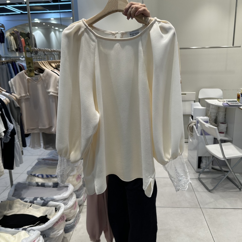 BLUE RIBBON東大門㊣直郵女士新品職業時尚休閑襯衫蕾絲衫BLUE RIBBON襯衫/蕾絲衫圖色1