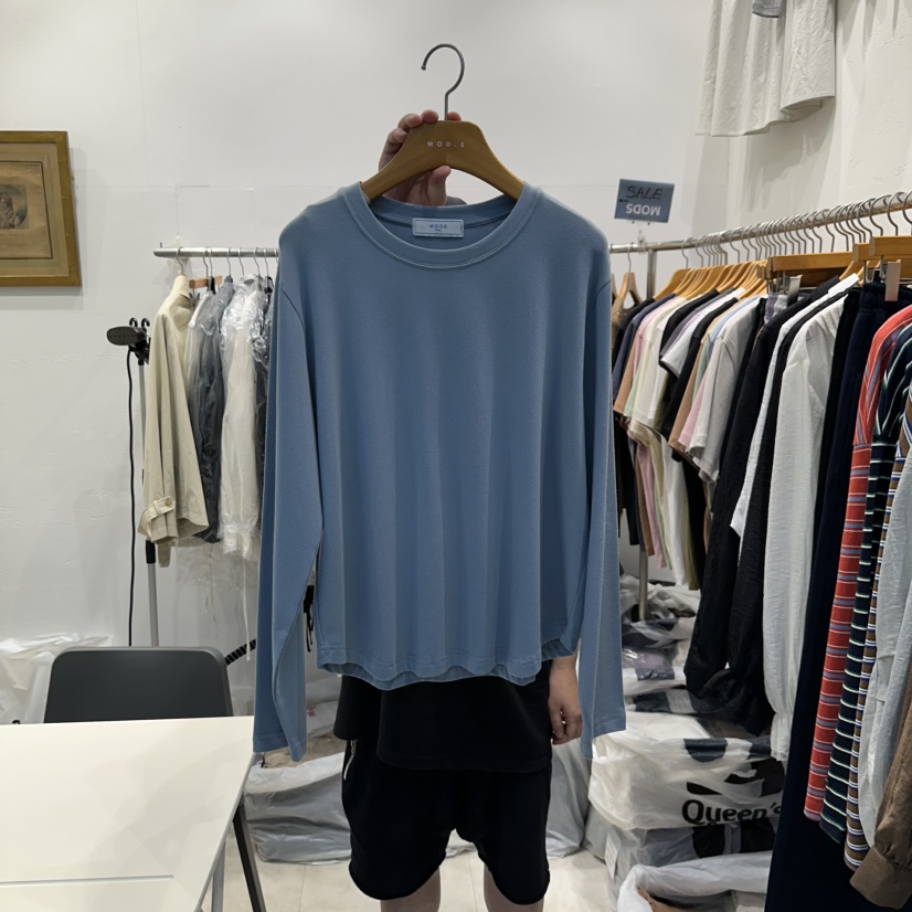 MODS-Q東大門㊣實拍女裝新品推薦時尚25秋冬長袖T恤莫代爾MODS-Q長袖T恤圖色5