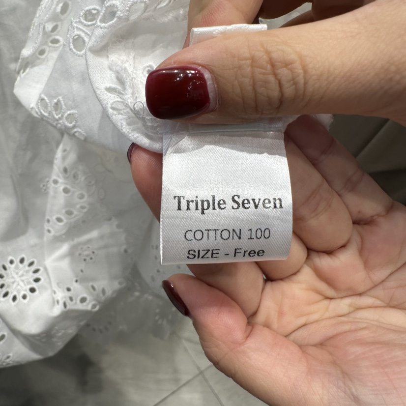 TRIPLE SEVEN東大門㊣直郵女士新款職業熱賣襯衫蕾絲衫流蘇TRIPLE SEVEN襯衫/蕾絲衫