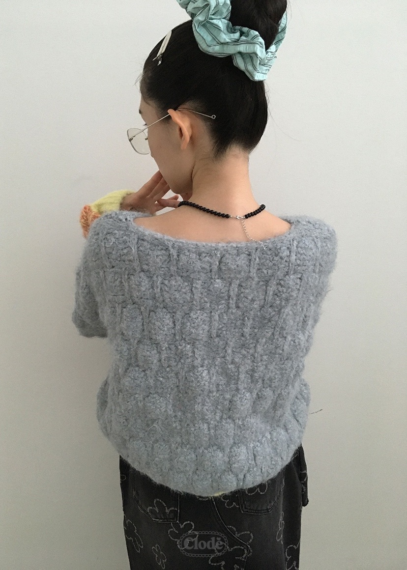 CLODE韓國直郵㊣女士新品25秋冬熱賣毛衣不含腰包含絲帶羊毛CLODE毛衣