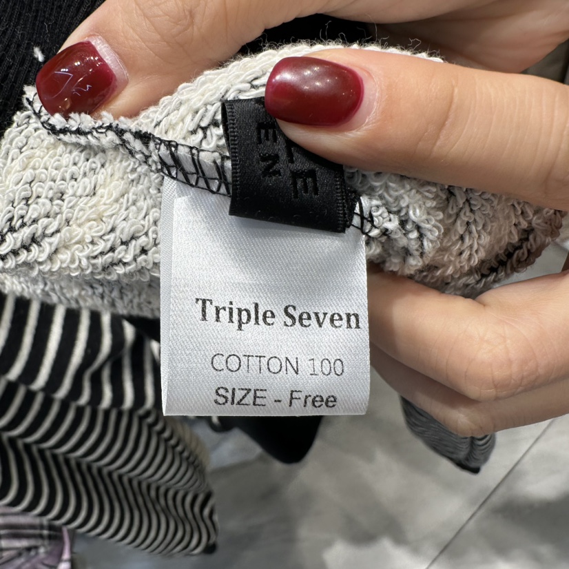 TRIPLE SEVEN東大門㊣代購女士新品職業真品人氣推薦休閑衛衣TRIPLE SEVEN衛衣