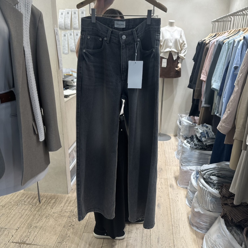 2ND GATE韓國代購㊣女士新款人氣時尚休閑推薦真品25秋冬牛仔褲2ND GATE牛仔褲圖色1