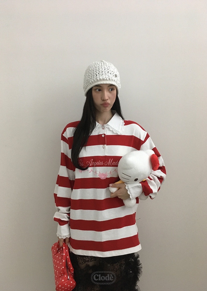 CLODE東大門㊣直郵女士新品職業推薦真品休閑25秋冬長袖T恤CLODE長袖T恤圖色2