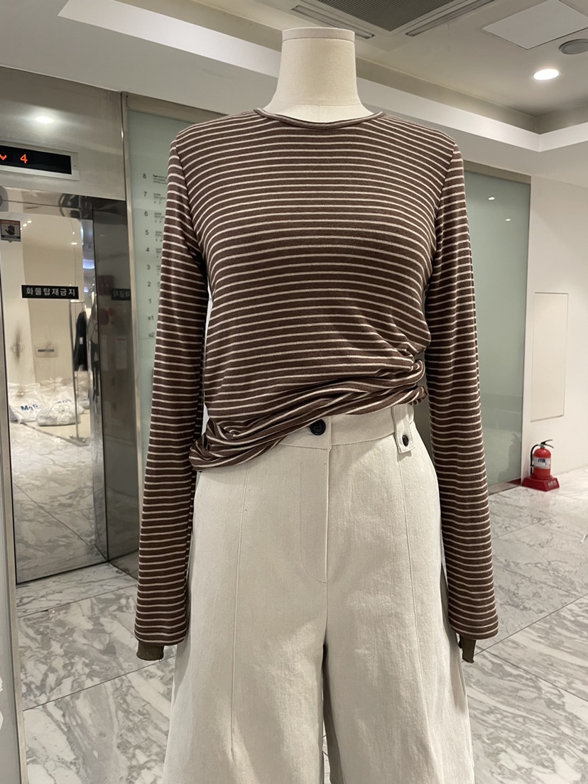 URBANE cloth東大門㊣直郵女裝新款職業長袖T恤美利奴羊毛URBANE cloth長袖T恤