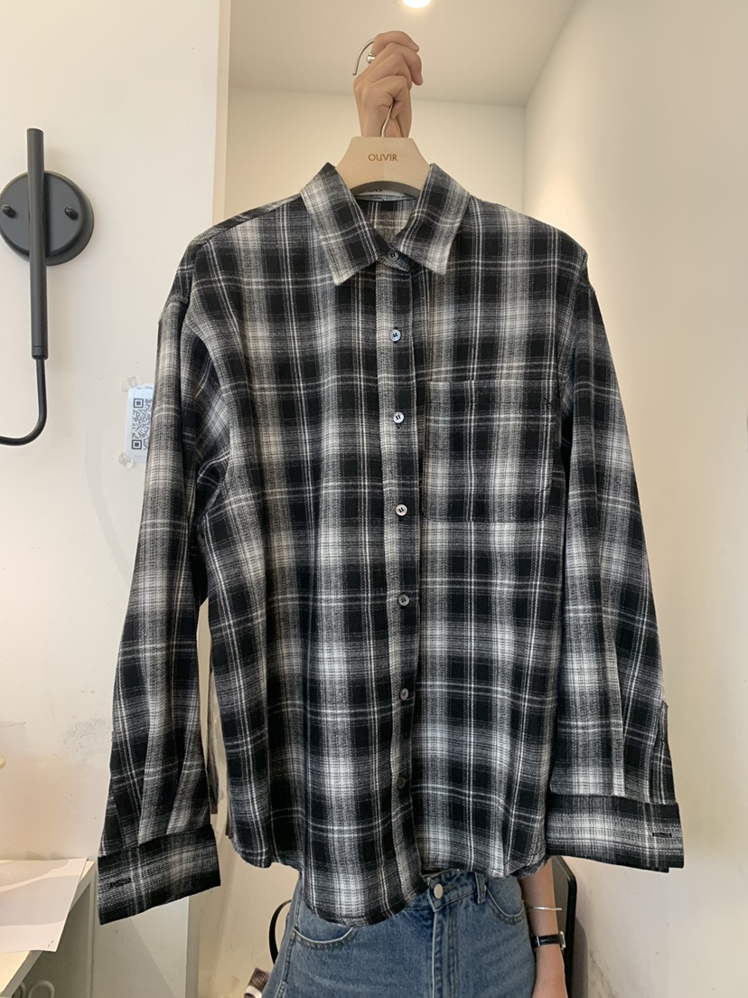 OUVIR東大門㊣代購女士新品人氣25秋冬時尚休閑真品襯衫蕾絲衫O.V.R/OUVIR襯衫/蕾絲衫圖色2