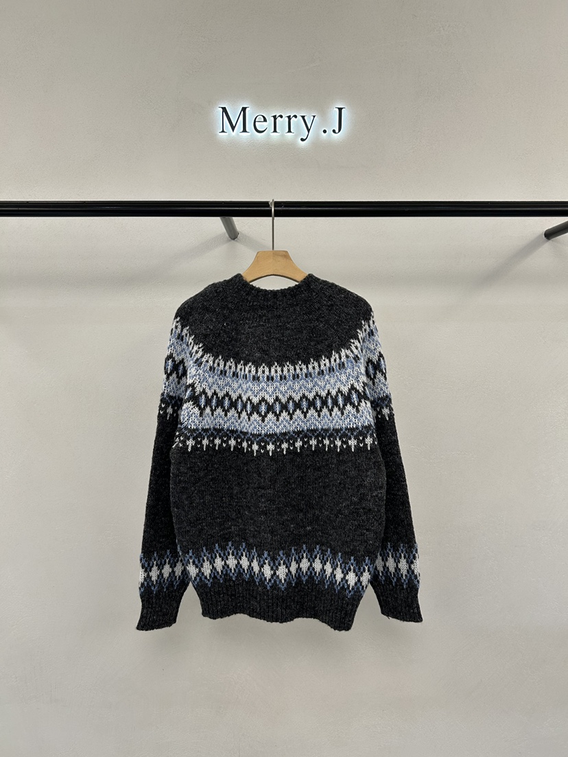 MERRY-J東大門㊣直郵女士新款時尚推薦25秋冬真品人氣毛衣MERRY-J毛衣