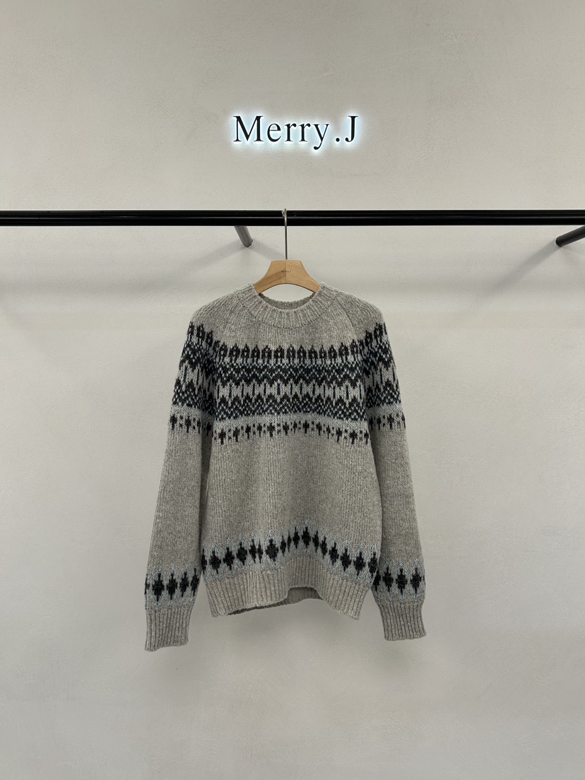 MERRY-J東大門㊣直郵女士新款時尚推薦25秋冬真品人氣毛衣MERRY-J毛衣圖色2