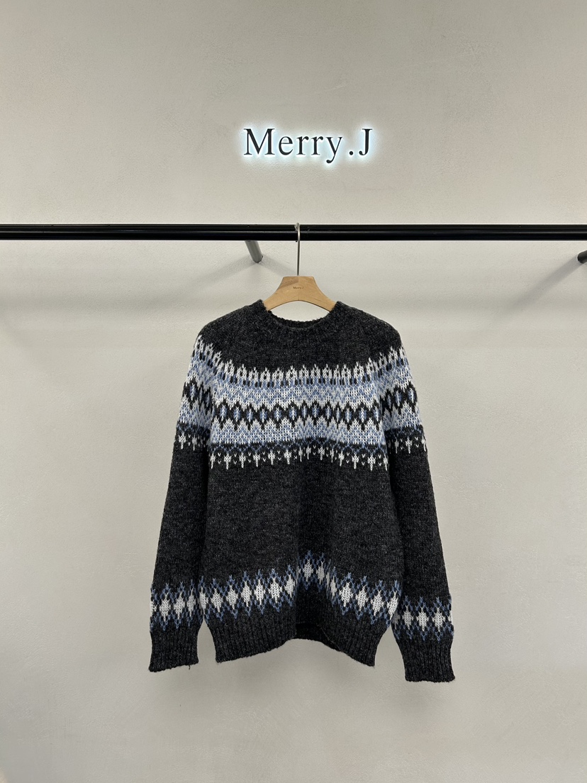MERRY-J東大門㊣直郵女士新款時尚推薦25秋冬真品人氣毛衣MERRY-J毛衣圖色3