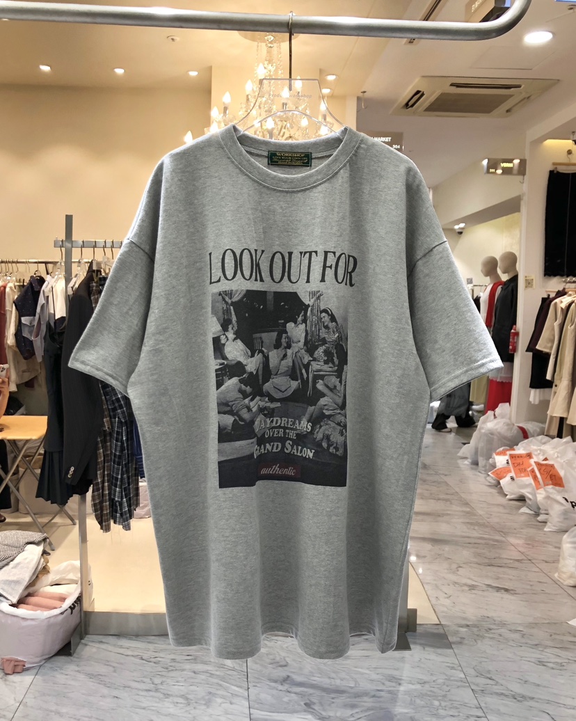 WORK SHOP韓國直郵㊣女士新品熱賣時尚休閑25秋冬真品職業T恤Work_shopT恤圖色2