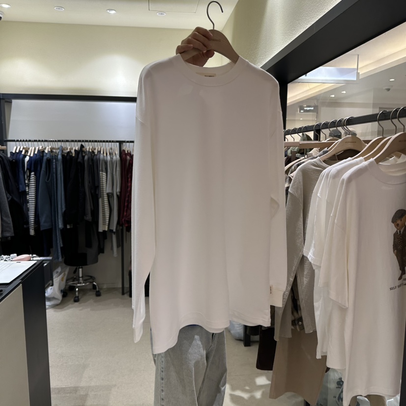SELF SERVICE東大門㊣直郵女士新品熱賣25秋冬推薦長袖T恤SELF SERVICE長袖T恤圖色1