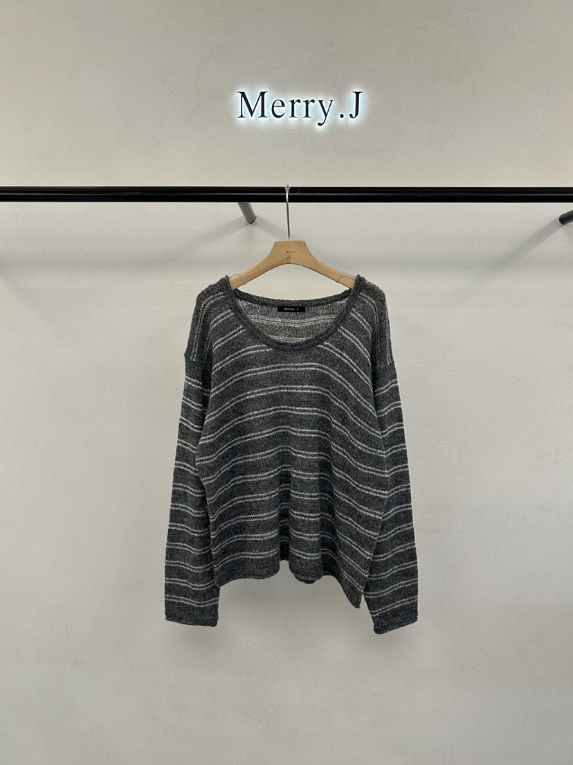 MERRY-J韓國代購㊣女裝新品休閑職業熱賣25秋冬人氣長袖T恤MERRY-J長袖T恤圖色2
