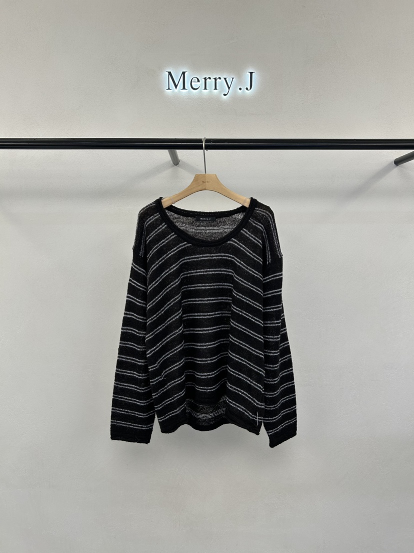 MERRY-J韓國代購㊣女裝新品休閑職業熱賣25秋冬人氣長袖T恤MERRY-J長袖T恤圖色4