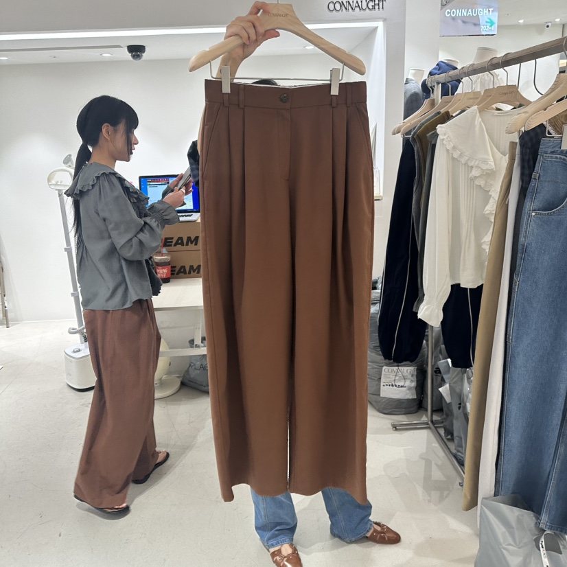 DAILYJUD韓國直郵㊣女士新款25秋冬時尚休閑人氣職業休閑褲DAILY JUD休閑褲圖色3