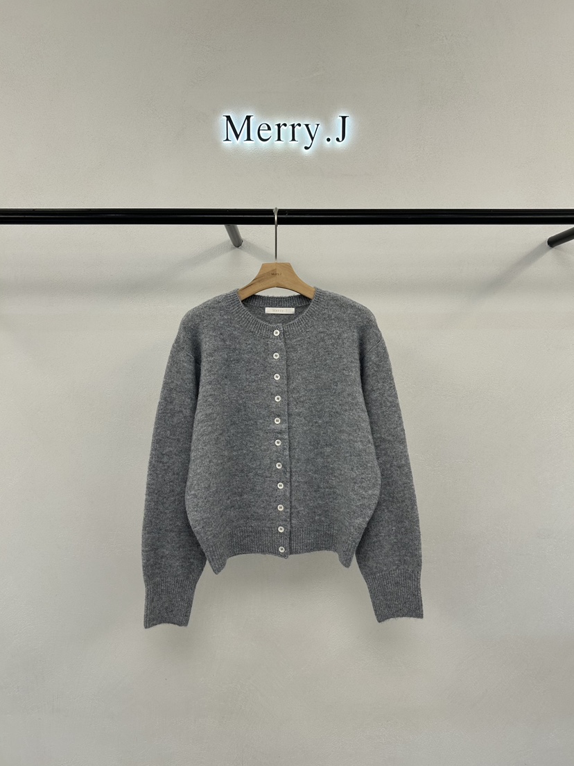 MERRY-J韓國直郵㊣女裝新款休閑推薦真品熱賣人氣職業針織衫MERRY-J針織衫圖色1