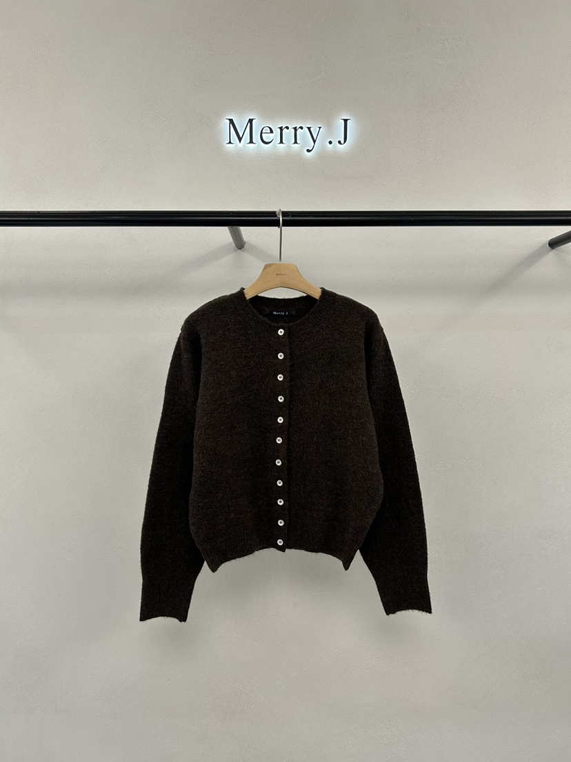 MERRY-J韓國直郵㊣女裝新款休閑推薦真品熱賣人氣職業針織衫MERRY-J針織衫圖色2