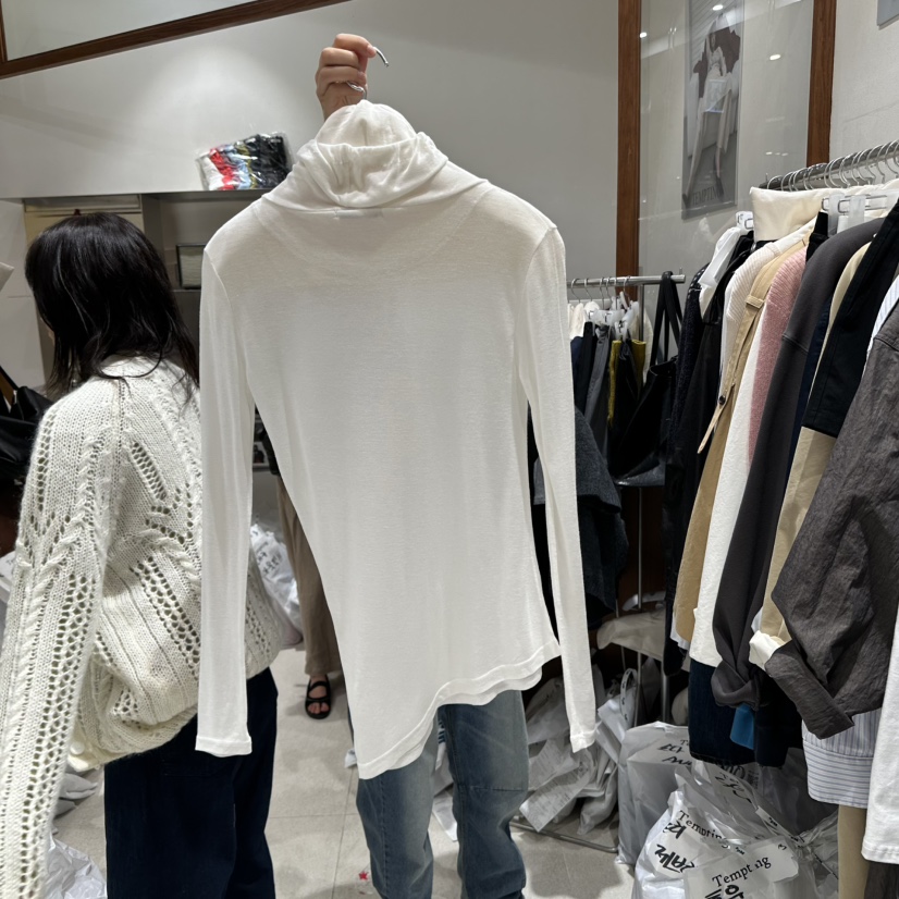 TEMPTING東大門㊣直郵女裝新品推薦熱賣休閑職業人氣長袖T恤TEMPTING長袖T恤