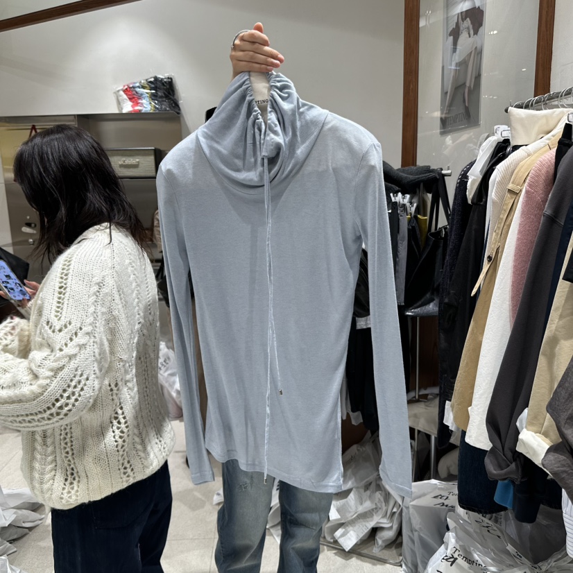 TEMPTING東大門㊣直郵女裝新品推薦熱賣休閑職業人氣長袖T恤TEMPTING長袖T恤圖色2