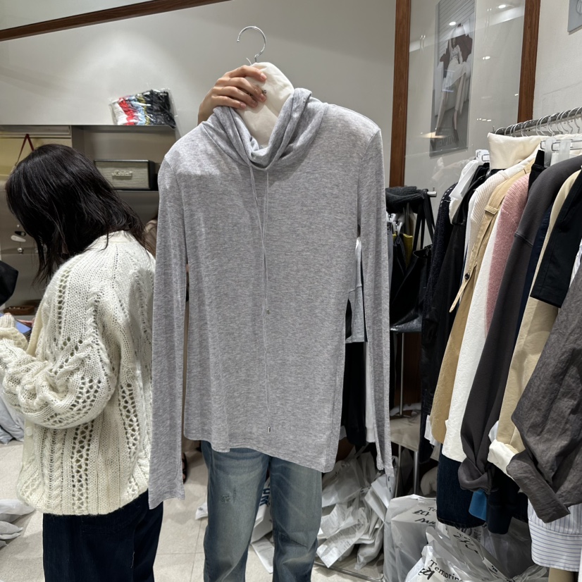 TEMPTING東大門㊣直郵女裝新品推薦熱賣休閑職業人氣長袖T恤TEMPTING長袖T恤圖色3