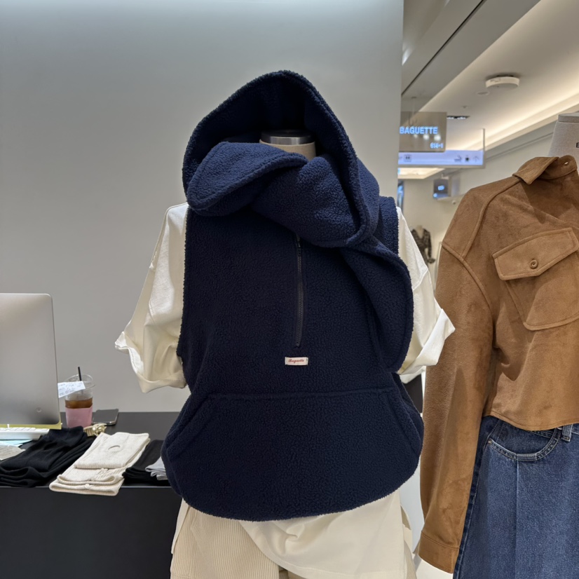 BAGUETTE-P東大門㊣代購女士新品職業馬甲不含內搭含圍巾套裝BAGUETTE-P馬甲圖色3
