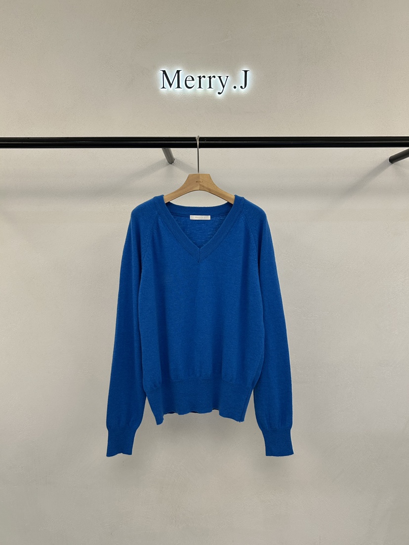 MERRY-J韓國代購㊣女士新品時尚熱賣推薦25秋冬休閑針織衫MERRY-J針織衫圖色3
