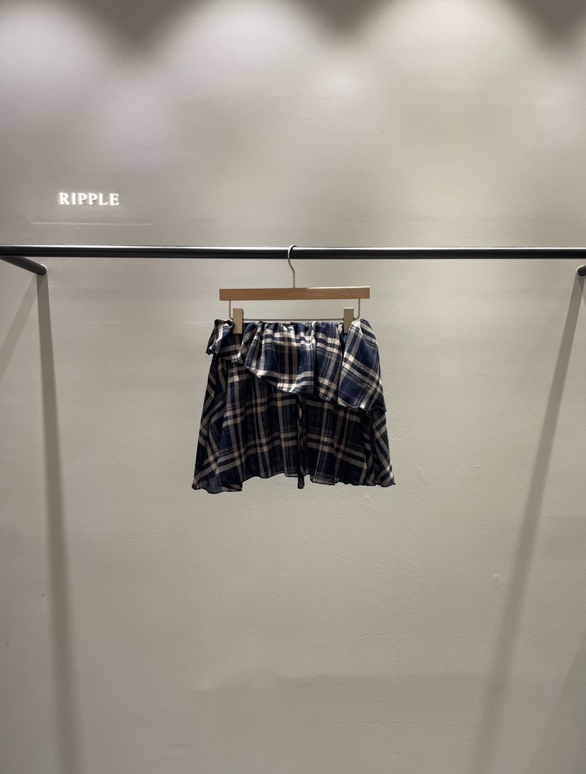 RIPPLE東大門㊣實拍女士新款職業25秋冬真品休閑人氣推薦短裙RIPPLE短裙圖色1