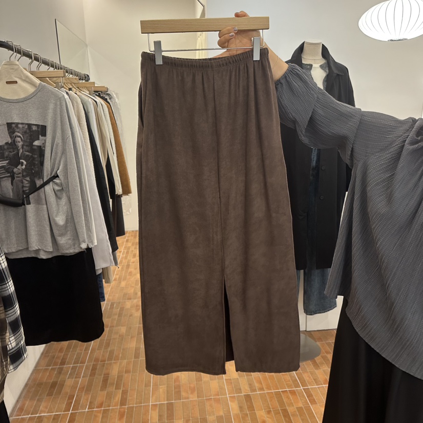 LOGON東大門㊣直郵女裝新品25秋冬休閑推薦熱賣時尚職業長裙LOGON長裙