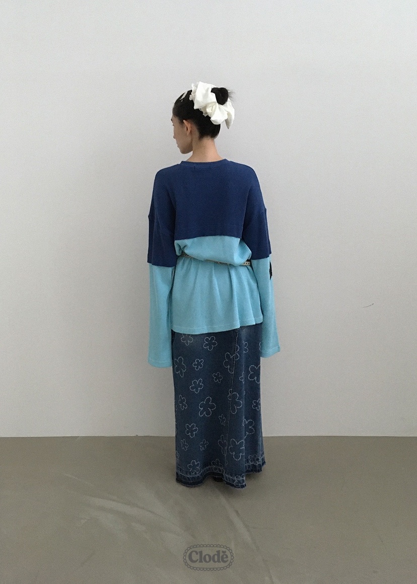 CLODE東大門㊣實拍女士新品時尚25秋冬推薦真品休閑長袖T恤CLODE長袖T恤
