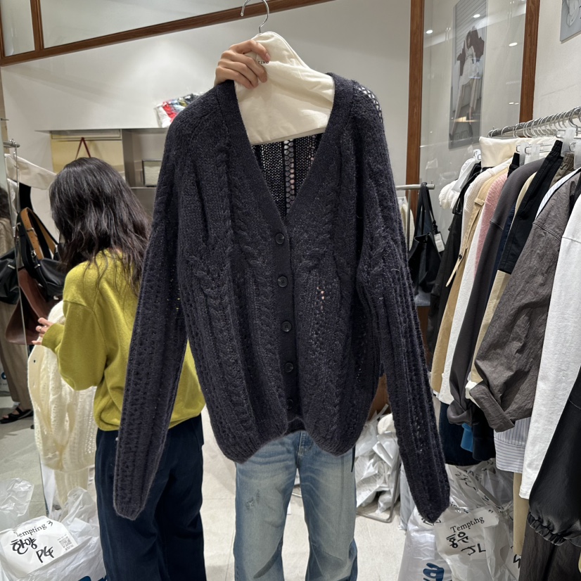 TEMPTING東大門㊣代購女士新款熱賣25秋冬時尚休閑真品毛衣TEMPTING毛衣圖色3
