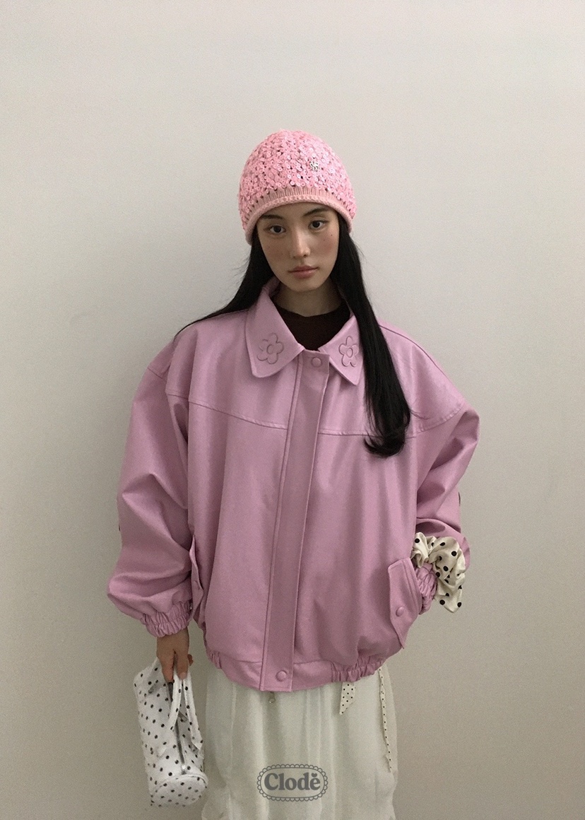 CLODE東大門㊣實拍女裝新款真品時尚熱賣休閑推薦職業夾克皮革CLODE夾克圖色1
