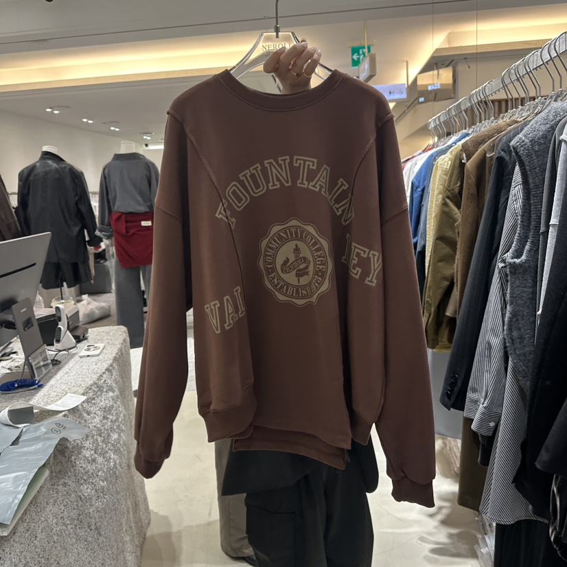 NEROLI 36東大門㊣直郵女裝新款真品休閑25秋冬時尚人氣衛衣NEROLI 36衛衣圖色2