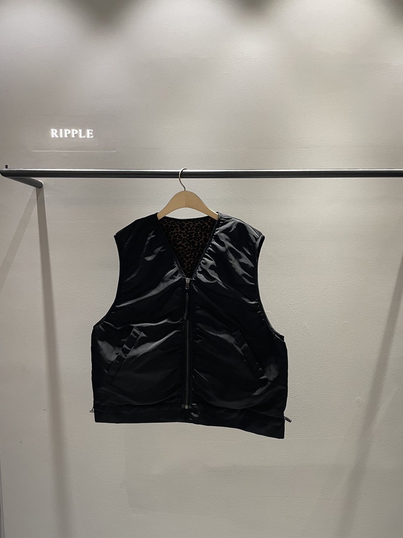 RIPPLE韓國直郵㊣女士新款人氣真品熱賣職業推薦時尚馬甲雙面RIPPLE馬甲圖色2