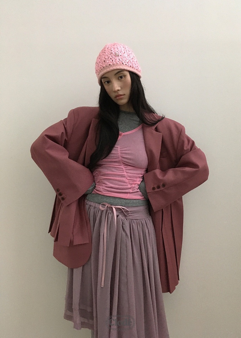 CLODE東大門㊣直郵女裝新品真品25秋冬人氣推薦休閑夾克褶皺CLODE夾克