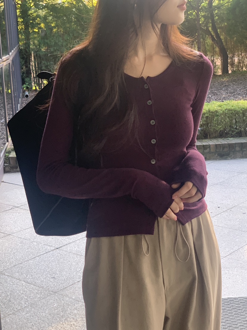 LOGARDEN東大門㊣直郵女士新款人氣真品熱賣針織衫天絲羊毛LO GARDEN針織衫圖色3