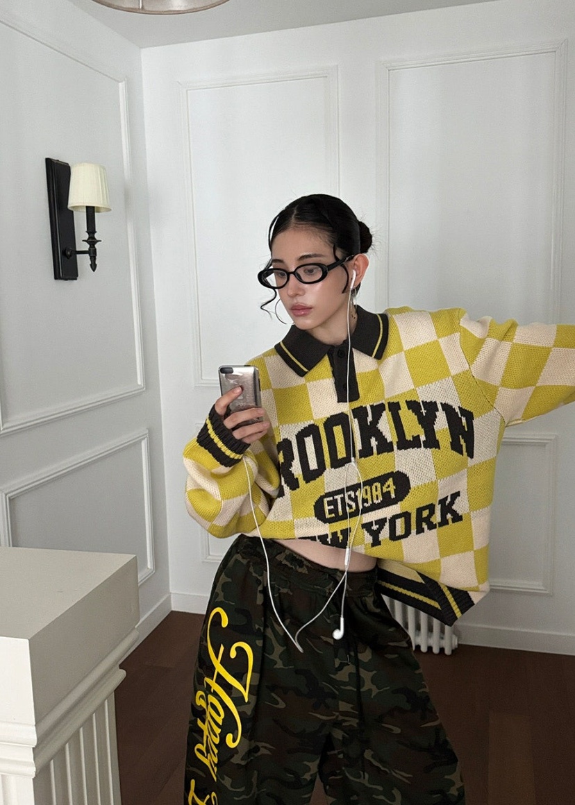OURWAVE/OUR ROOM東大門㊣實拍女裝新品人氣休閑休閑褲迷彩Our Wave/Our Room休閑褲