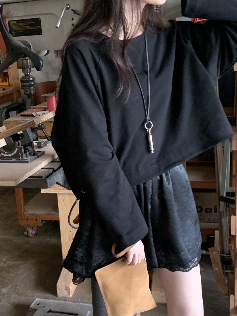 LOGARDEN韓國直郵㊣女裝新款休閑熱賣時尚人氣衛衣不含內搭LO GARDEN衛衣