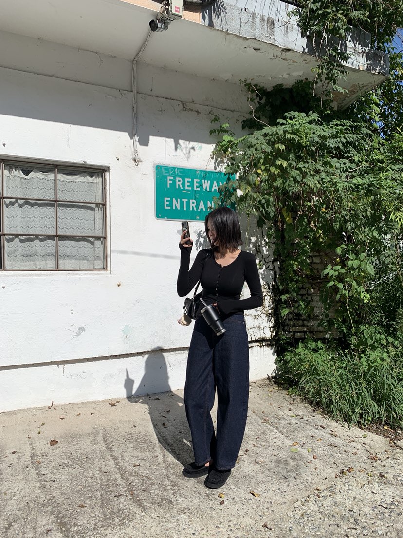 LOGARDEN東大門㊣代購女士新款真品職業時尚休閑人氣牛仔褲LO GARDEN牛仔褲