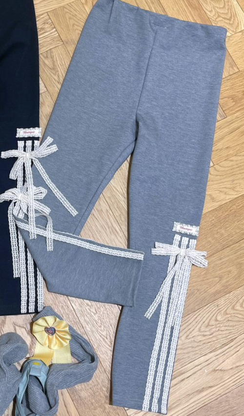 BOUTIQUE-L韓國代購㊣女裝新款休閑打底褲鯊魚褲不含包緊身褲條紋BOUTIQUE-L打底褲/鯊魚褲圖色1