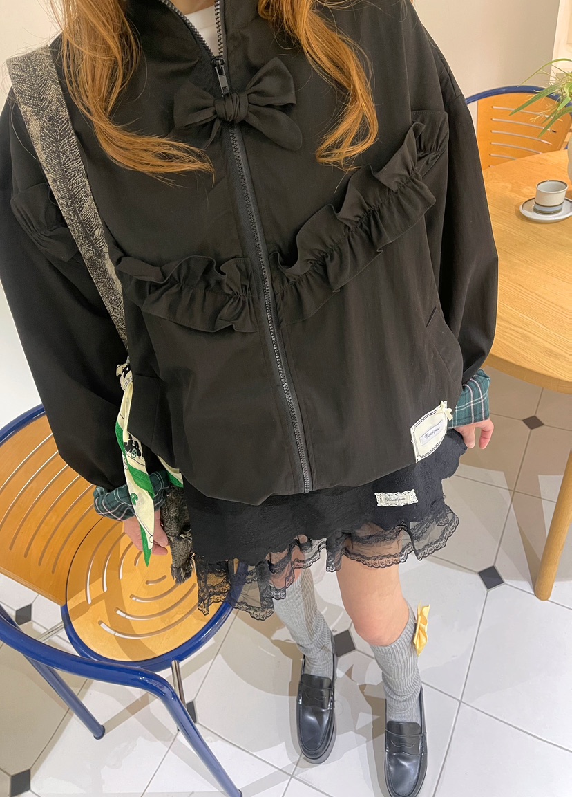BOUTIQUE-L韓國代購㊣女士新品職業休閑時尚推薦25秋冬夾克BOUTIQUE-L夾克圖色1