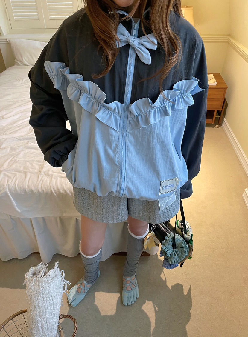 BOUTIQUE-L韓國代購㊣女士新品職業休閑時尚推薦25秋冬夾克BOUTIQUE-L夾克圖色2