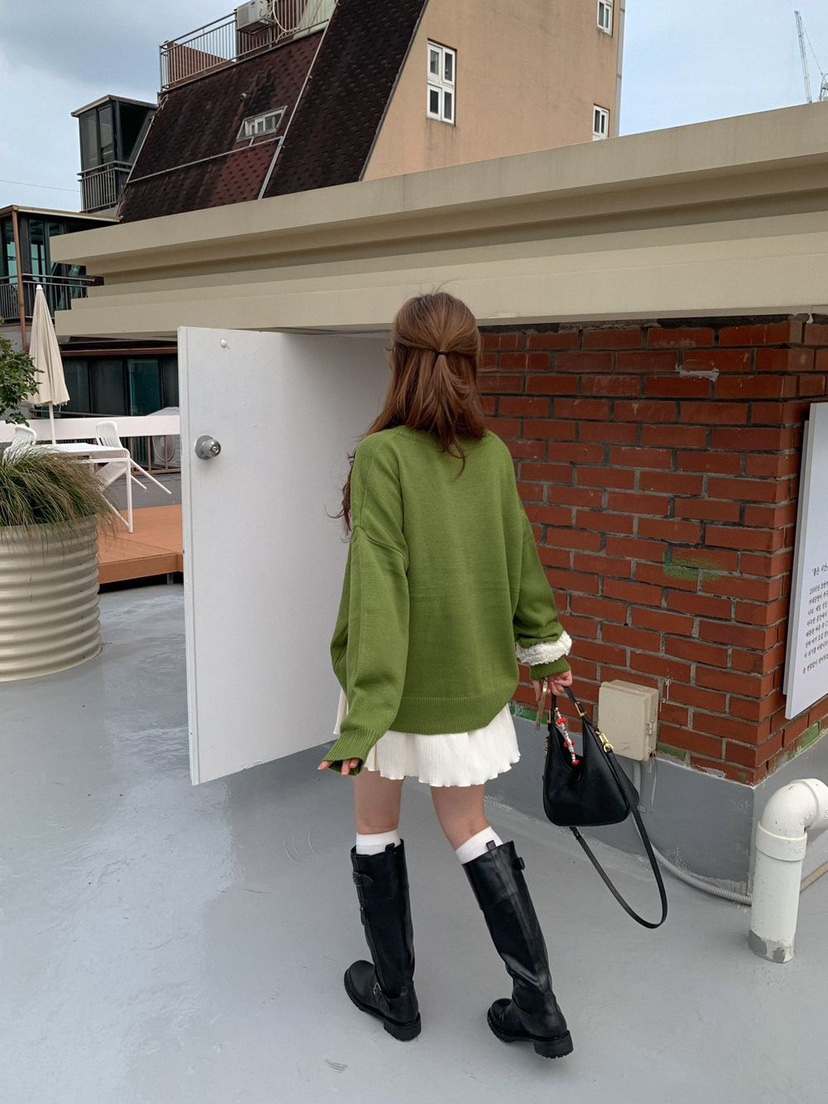 EOMPIT韓國直郵㊣女士新款熱賣休閑25秋冬職業時尚推薦短裙EOMPIT短裙