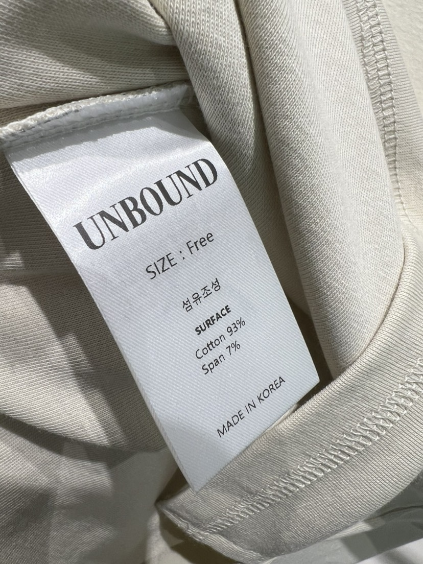 UNBOUND東大門㊣實拍女士新品25秋冬時尚職業休閑熱賣人氣T恤UNBOUNDT恤