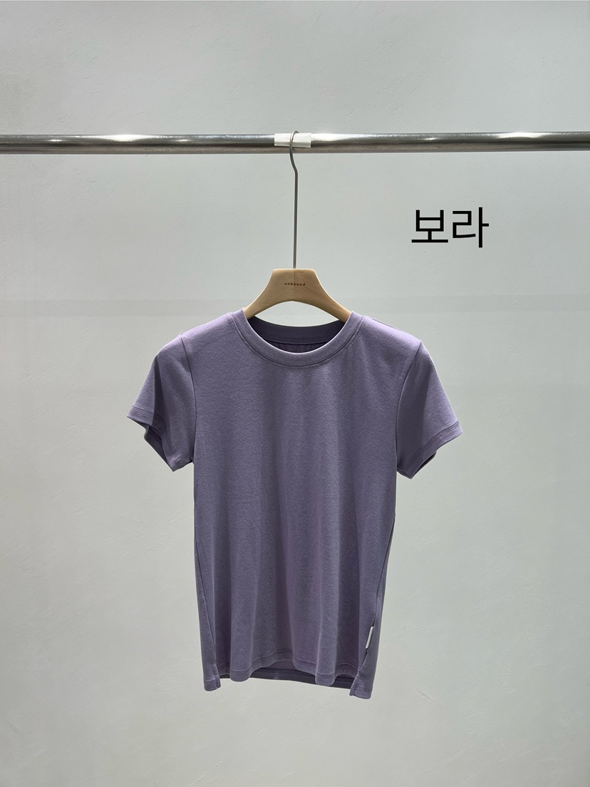 UNBOUND東大門㊣實拍女士新品25秋冬時尚職業休閑熱賣人氣T恤UNBOUNDT恤圖色2