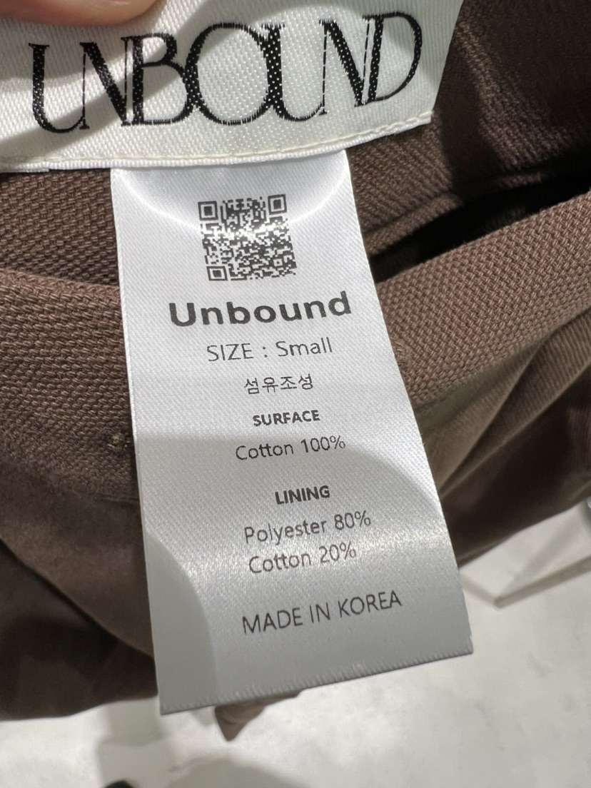 UNBOUND韓國直郵㊣女士新品職業熱賣人氣推薦真品休閑休閑褲UNBOUND休閑褲