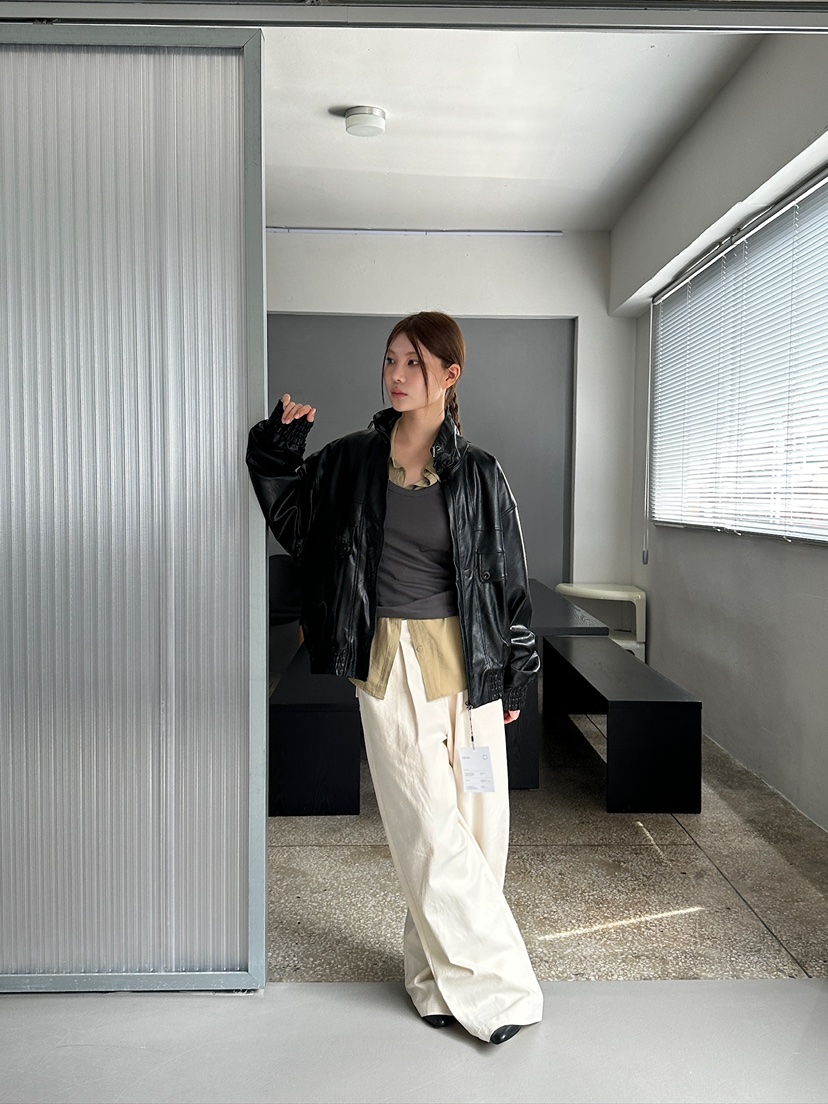 UNBOUND東大門㊣直郵女士新品時尚推薦25秋冬休閑真品皮衣皮革UNBOUND皮衣