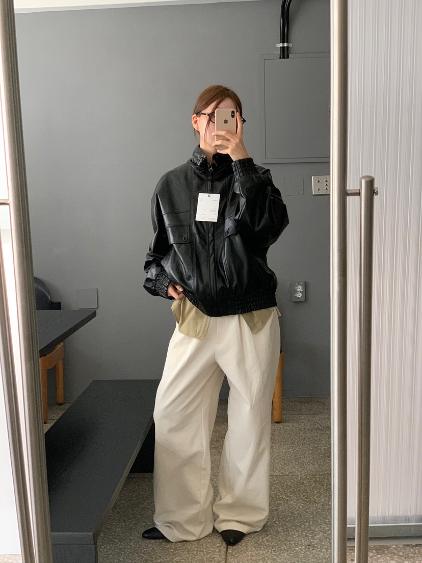 UNBOUND東大門㊣直郵女士新品時尚推薦25秋冬休閑真品皮衣皮革UNBOUND皮衣