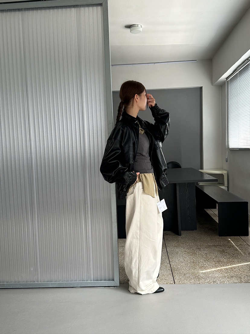 UNBOUND東大門㊣直郵女士新品時尚推薦25秋冬休閑真品皮衣皮革UNBOUND皮衣