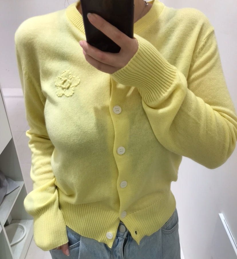 KC MARKET東大門㊣直郵女士新品推薦休閑熱賣職業針織衫開衫KC MARKET針織衫